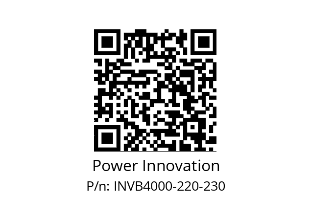   Power Innovation INVB4000-220-230