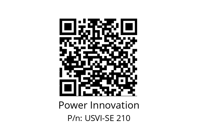   Power Innovation USVI-SE 210