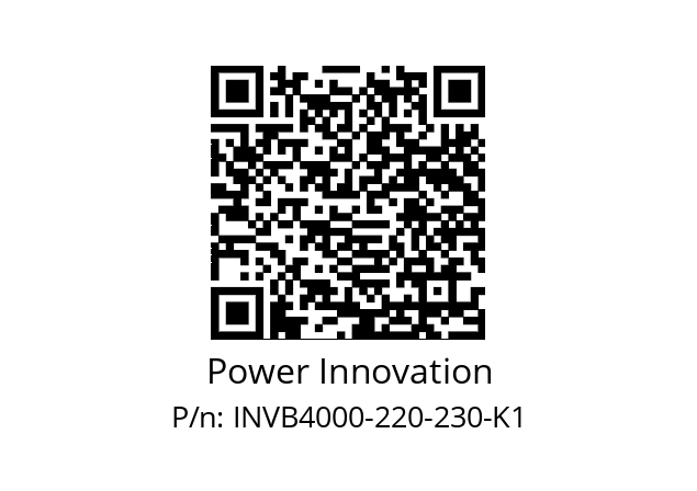   Power Innovation INVB4000-220-230-K1