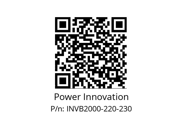   Power Innovation INVB2000-220-230