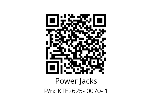   Power Jacks KTE2625- 0070- 1