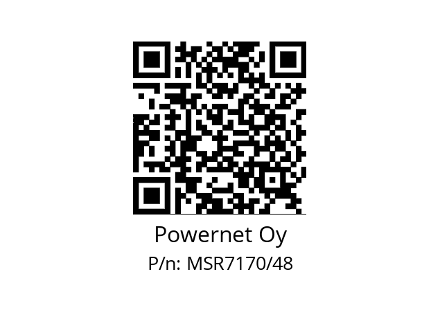   Powernet Oy MSR7170/48