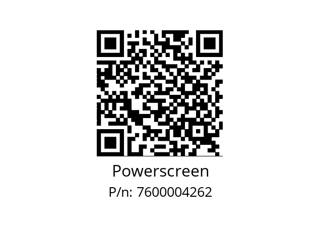   Powerscreen 7600004262