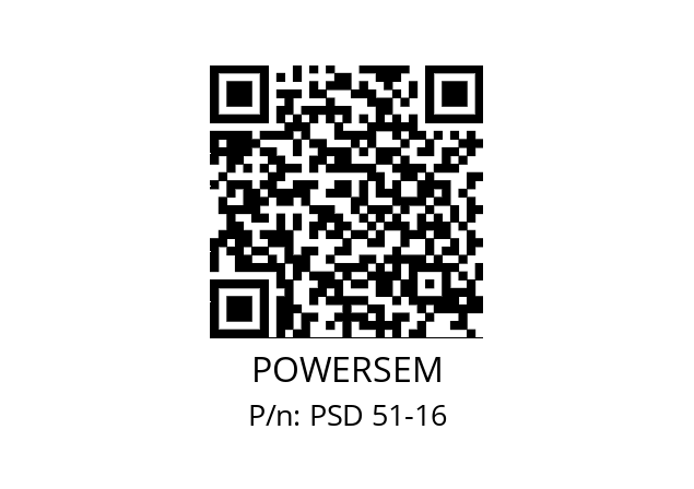   POWERSEM PSD 51-16