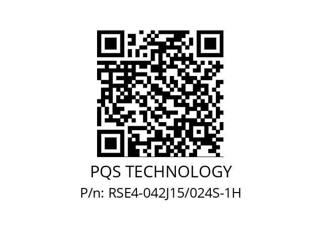   PQS TECHNOLOGY RSE4-042J15/024S-1H