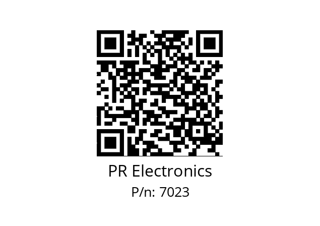   PR Electronics 7023