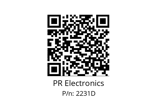   PR Electronics 2231D