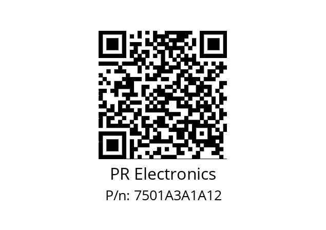   PR Electronics 7501A3A1A12