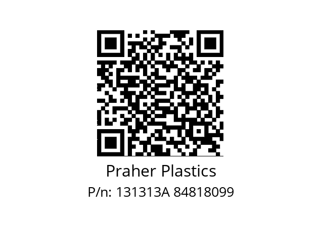   Praher Plastics 131313A 84818099