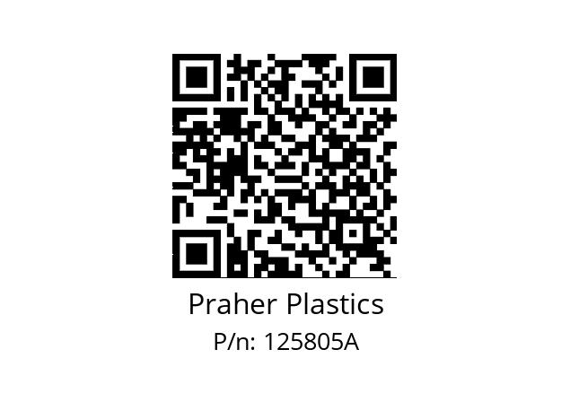   Praher Plastics 125805A