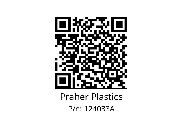   Praher Plastics 124033A