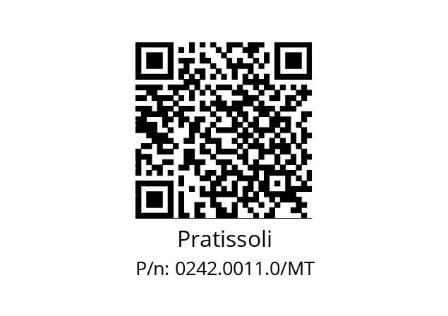   Pratissoli 0242.0011.0/MT