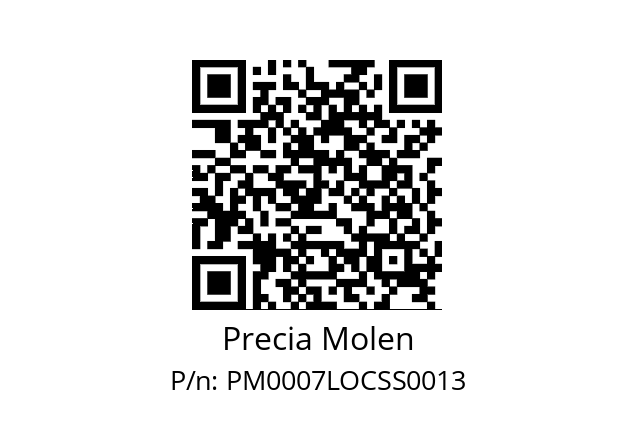   Precia Molen PM0007LOCSS0013