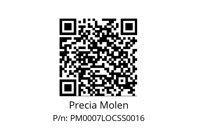   Precia Molen PM0007LOCSS0016