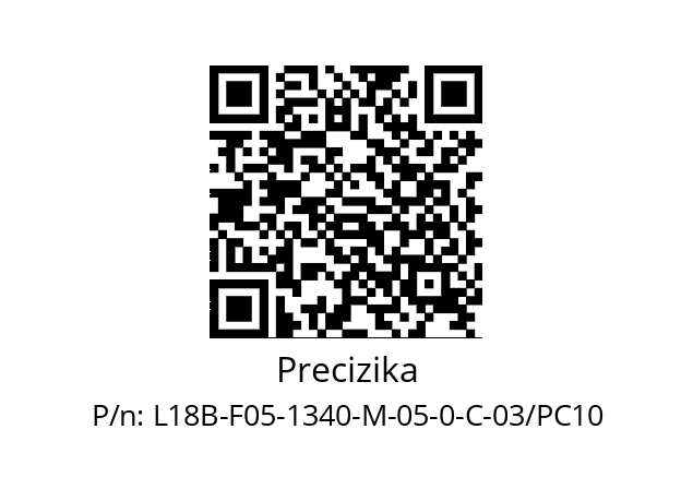   Precizika L18B-F05-1340-М-05-0-C-03/РС10