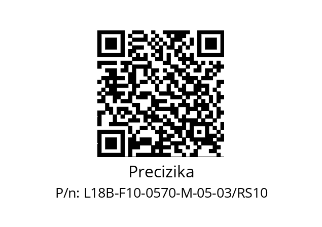   Precizika L18B-F10-0570-M-05-03/RS10