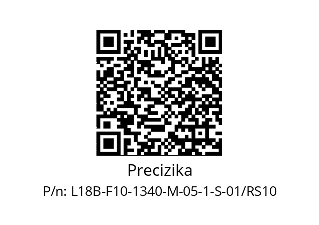   Precizika L18B-F10-1340-M-05-1-S-01/RS10