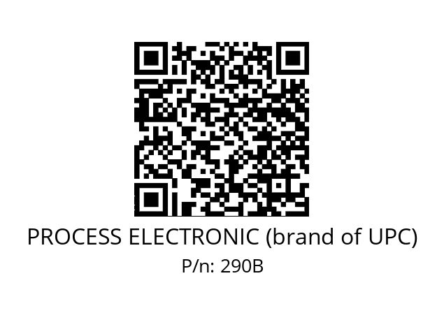   PROCESS ELECTRONIC (brand of UPC) 290B