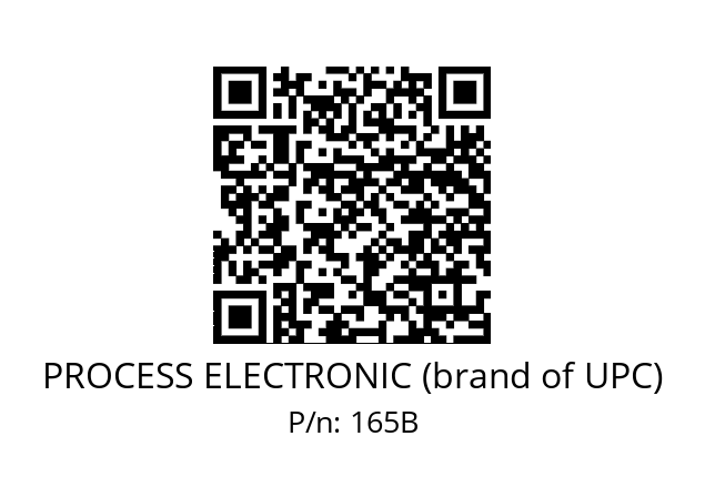   PROCESS ELECTRONIC (brand of UPC) 165B