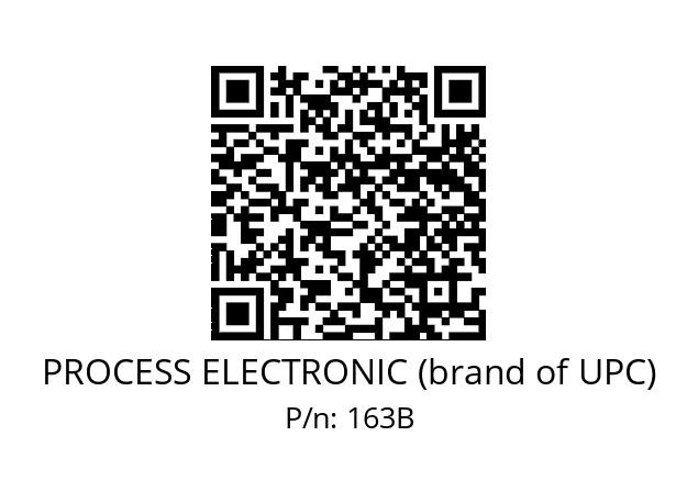   PROCESS ELECTRONIC (brand of UPC) 163B