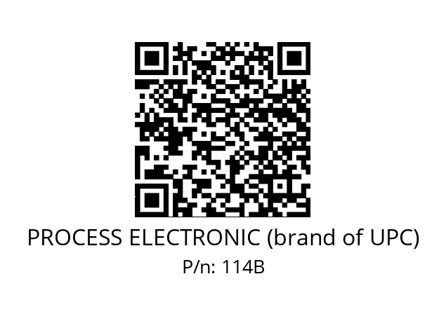   PROCESS ELECTRONIC (brand of UPC) 114B