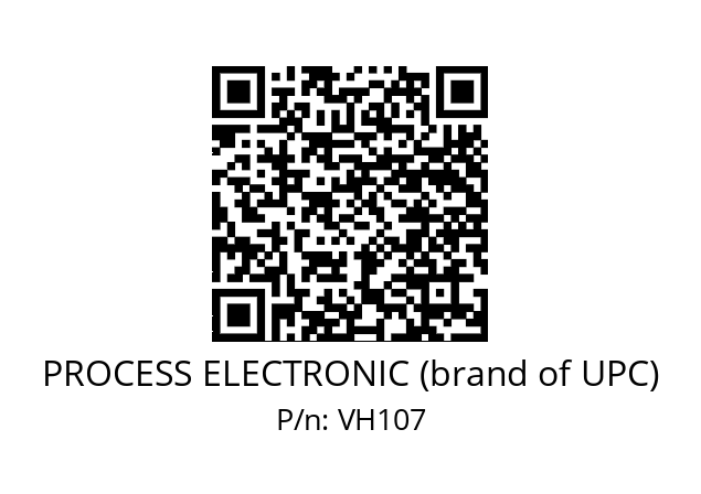   PROCESS ELECTRONIC (brand of UPC) VH107