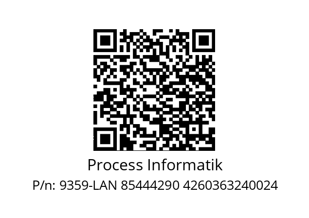   Process Informatik 9359-LAN 85444290 4260363240024