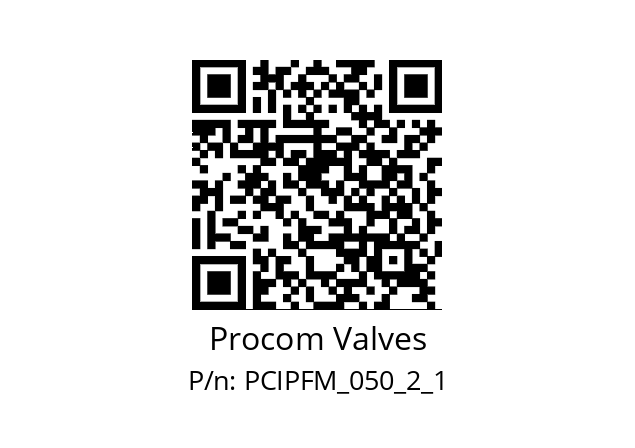   Procom Valves PCIPFM_050_2_1