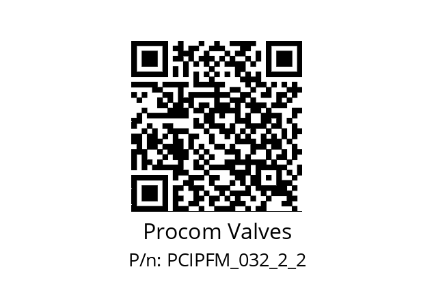   Procom Valves PCIPFM_032_2_2