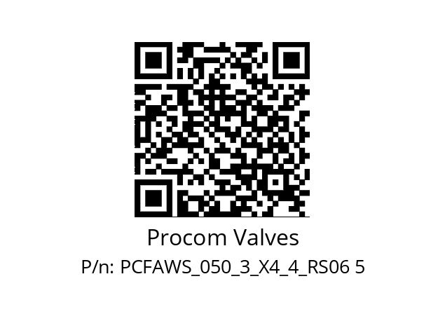   Procom Valves PCFAWS_050_3_X4_4_RS06 5