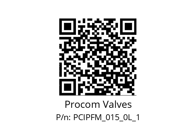   Procom Valves PCIPFM_015_0L_1