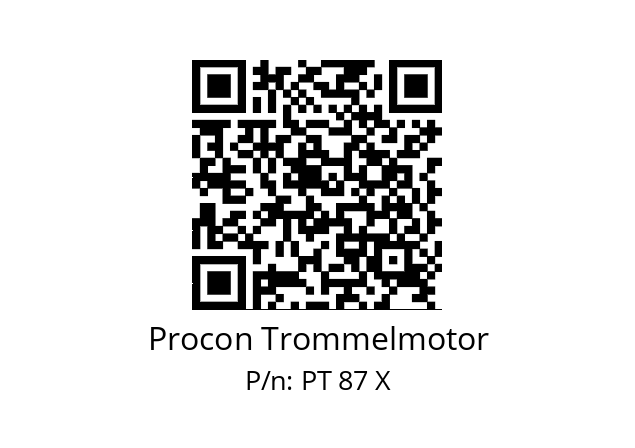   Procon Trommelmotor PT 87 X