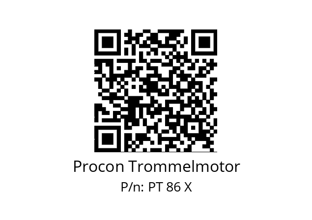   Procon Trommelmotor PT 86 X