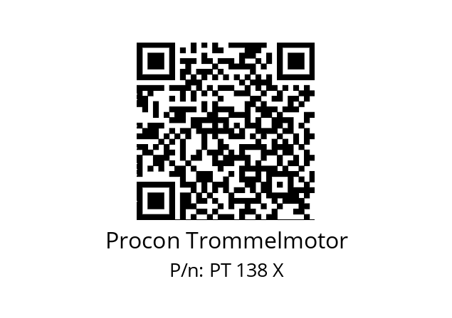   Procon Trommelmotor PT 138 X