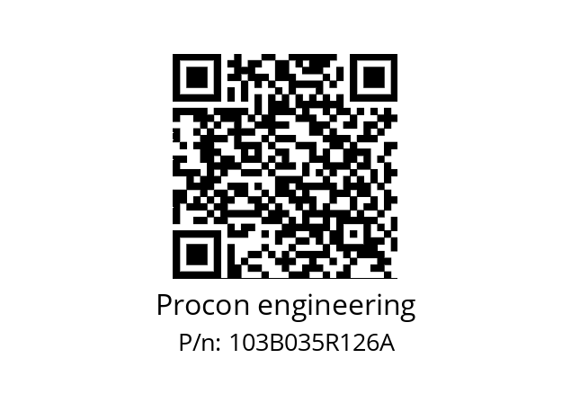   Procon engineering 103B035R126A