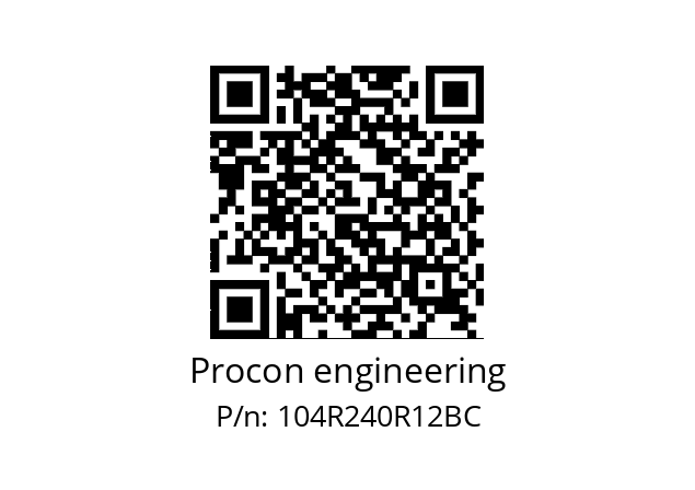   Procon engineering 104R240R12BC