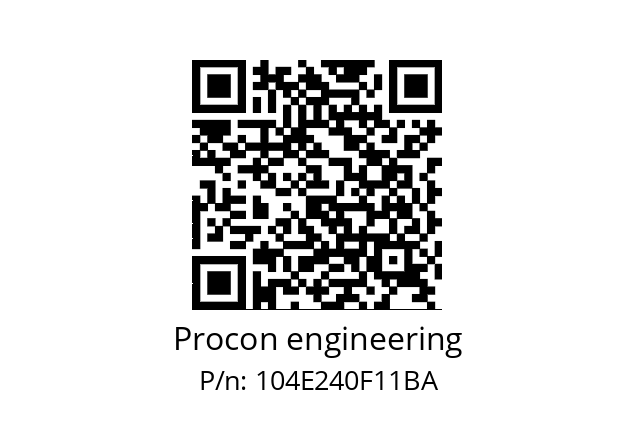   Procon engineering 104E240F11BA