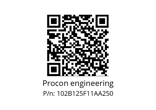   Procon engineering 102B125F11AA250