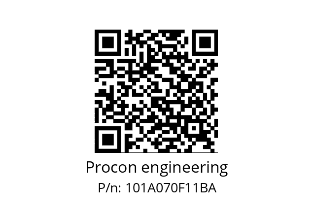   Procon engineering 101A070F11BA