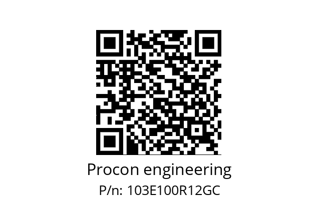   Procon engineering 103E100R12GC