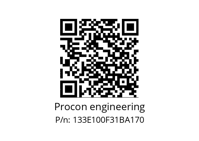   Procon engineering 133E100F31BA170