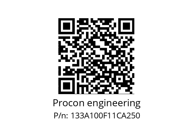   Procon engineering 133A100F11CA250