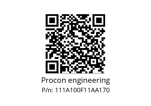   Procon engineering 111A100F11AA170