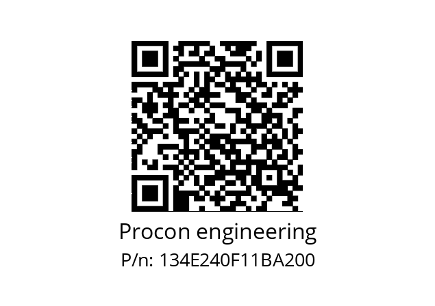   Procon engineering 134E240F11BA200