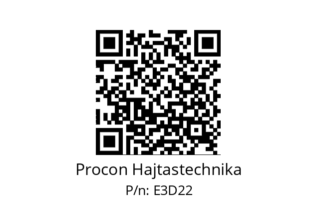   Procon Hajtastechnika E3D22