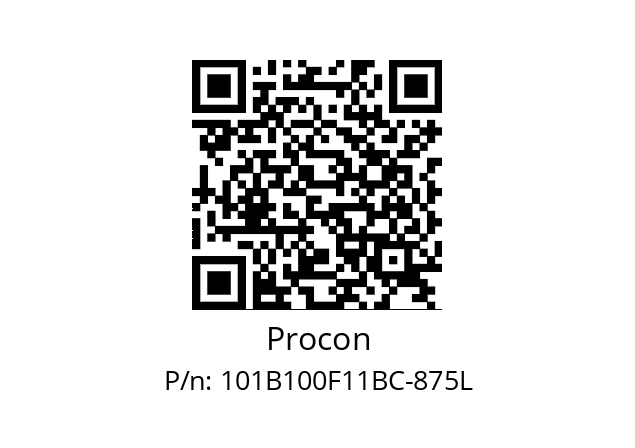   Procon 101B100F11BC-875L