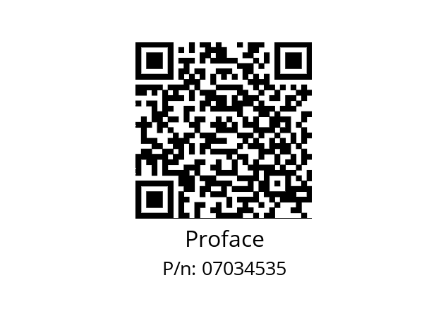   Proface 07034535