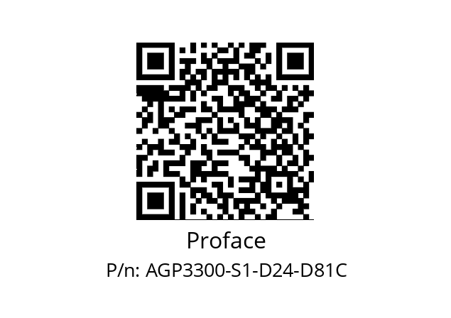   Proface AGP3300-S1-D24-D81C