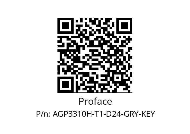   Proface AGP3310H-T1-D24-GRY-KEY