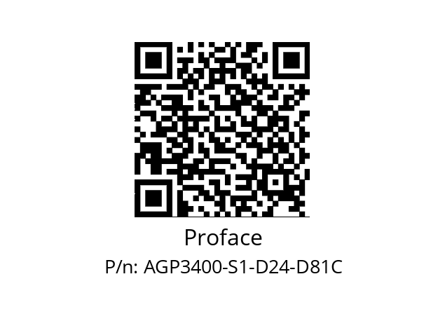   Proface AGP3400-S1-D24-D81C